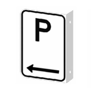 Stationnement autorisé à droite recto-verso